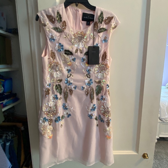 Brand New with Tags Needle & Thread Pink Floral Dress,All Products : American Fashion Style Bags On Sale
